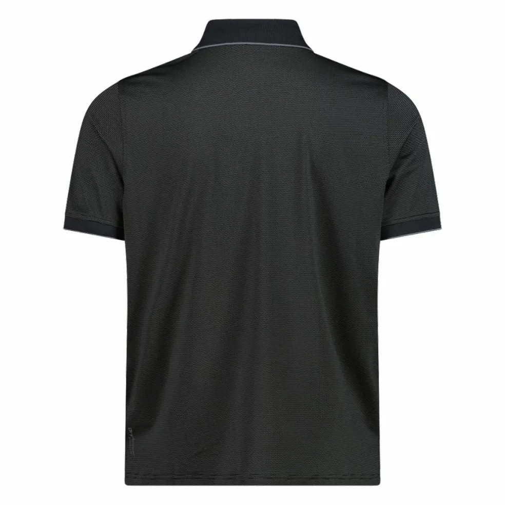 Polo uomo in stretch polyester e modal