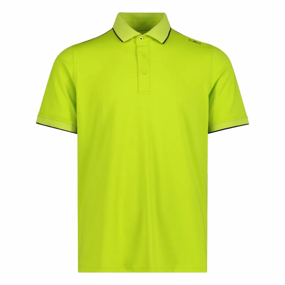 Polo uomo in stretch polyester e modal