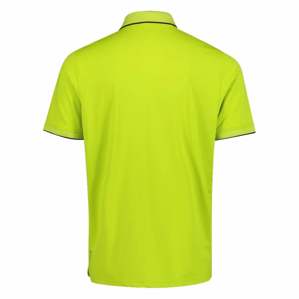Polo uomo in stretch polyester e modal