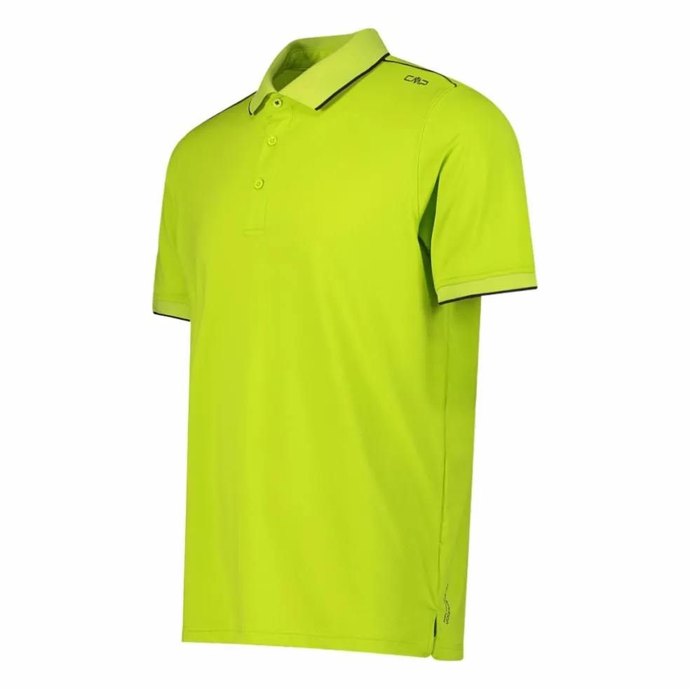 Polo uomo in stretch polyester e modal