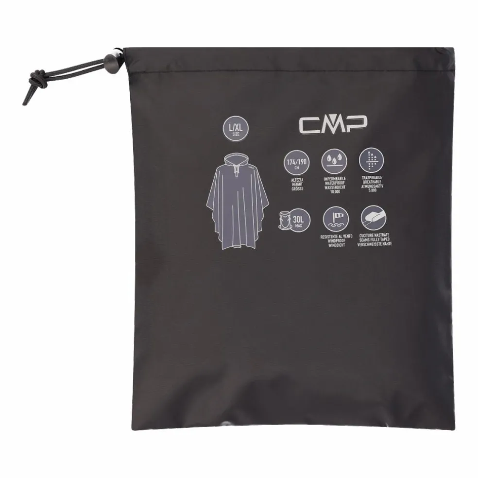 Poncho Antipioggia con cappuccio Unisex