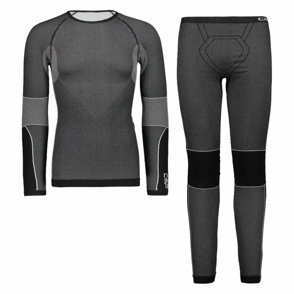 Set intimo maglia e calzamaglia senza cuciture da uomo