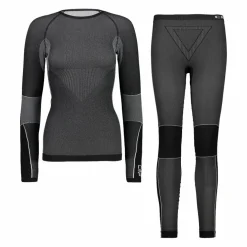 Set intimo maglia e calzamaglia senza cuciture da donna