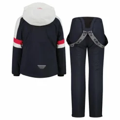 Set sci da bambina in twill