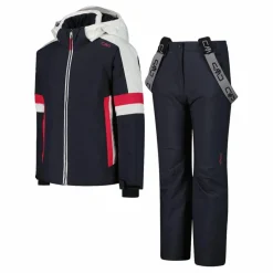 Set sci da bambina in twill