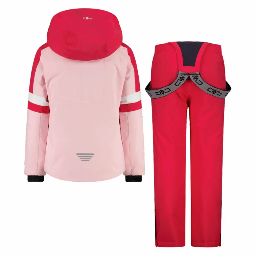 Set sci da bambina in twill