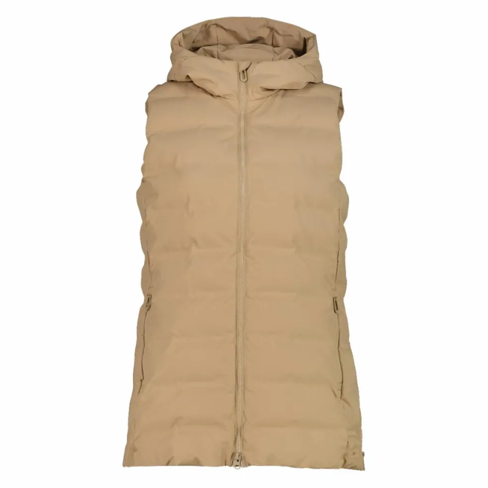 Smanicato lungo da donna imbottito con cappuccio
