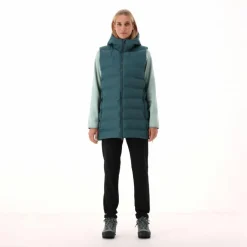 Smanicato lungo da donna imbottito con cappuccio