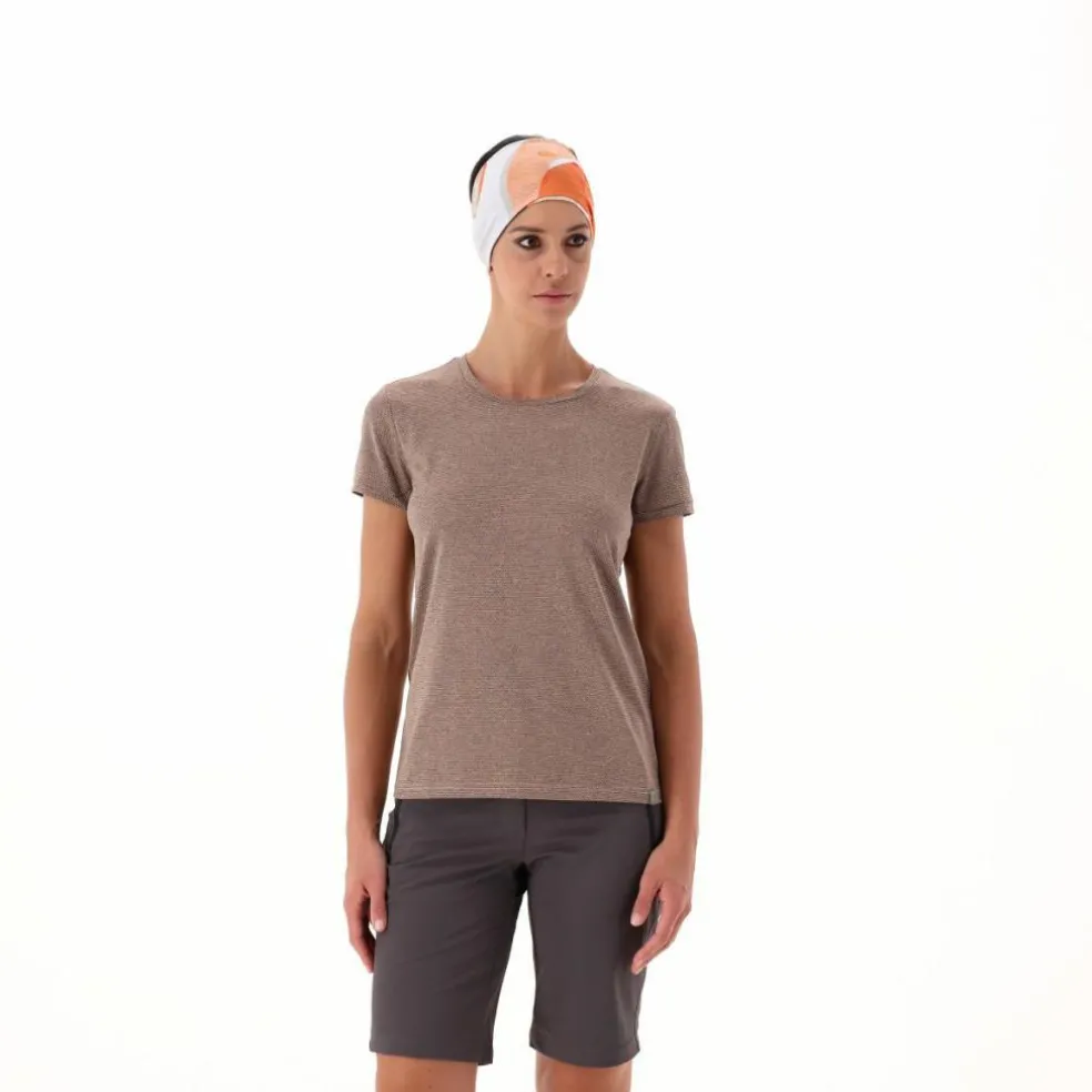 T -shirt Unlimitech da donna con logo in Grafene