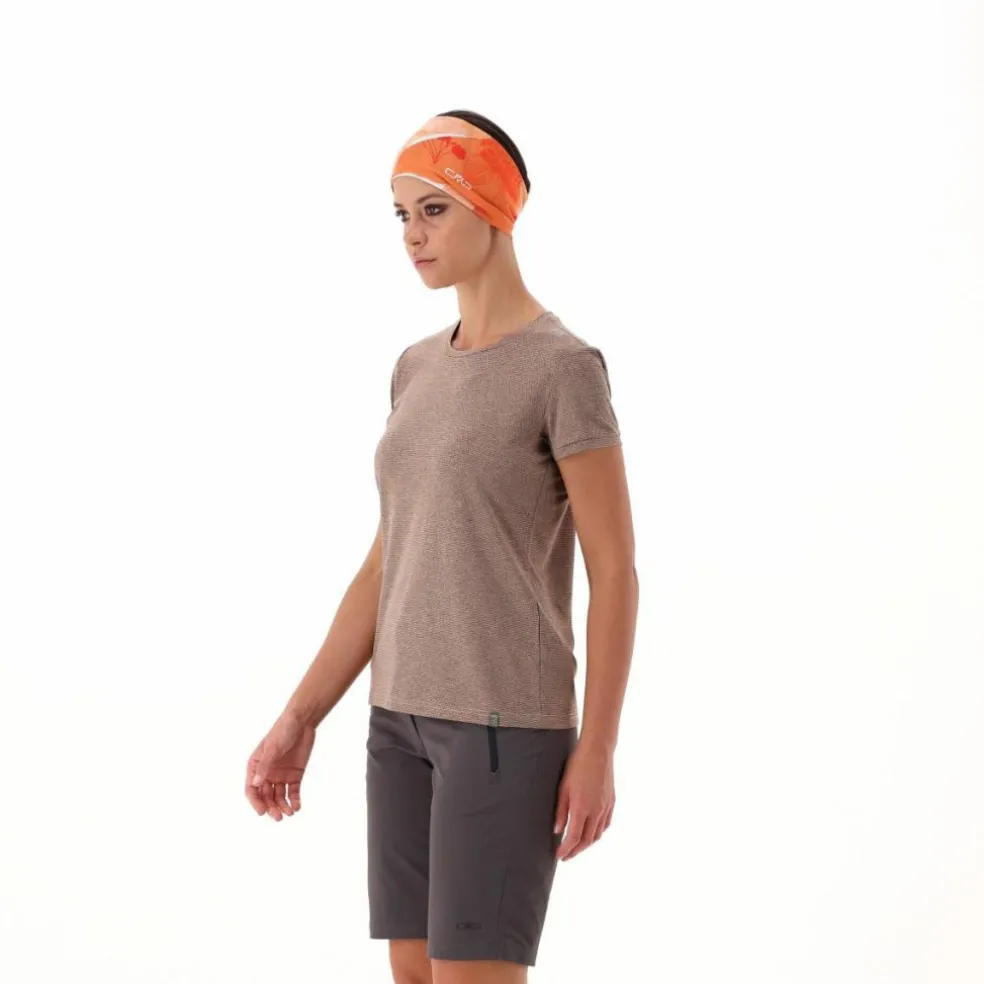 T -shirt Unlimitech da donna con logo in Grafene