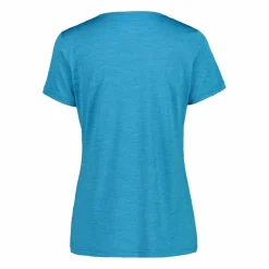 T-shirt collo largo in light jersey da donna