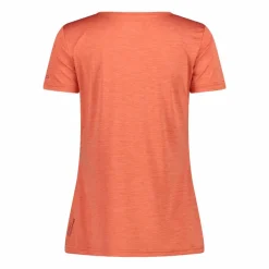 T-shirt collo largo in light jersey da donna