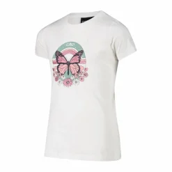 T-shirt da bambina in cotone biologico
