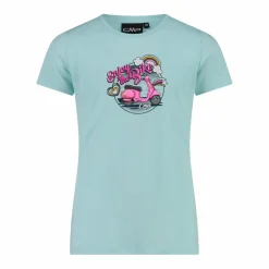 T-shirt da bambina in cotone biologico
