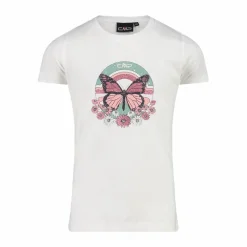 T-shirt da bambina in cotone biologico