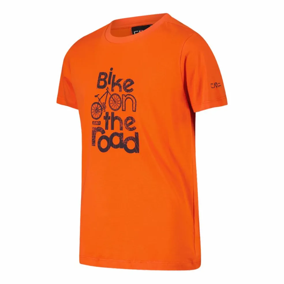 T-shirt da bambino in cotone biologico