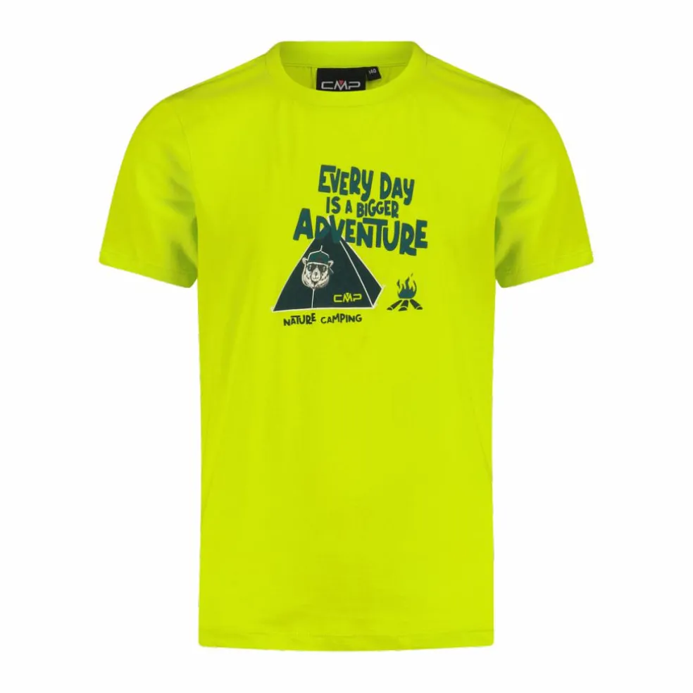 T-shirt da bambino in cotone biologico