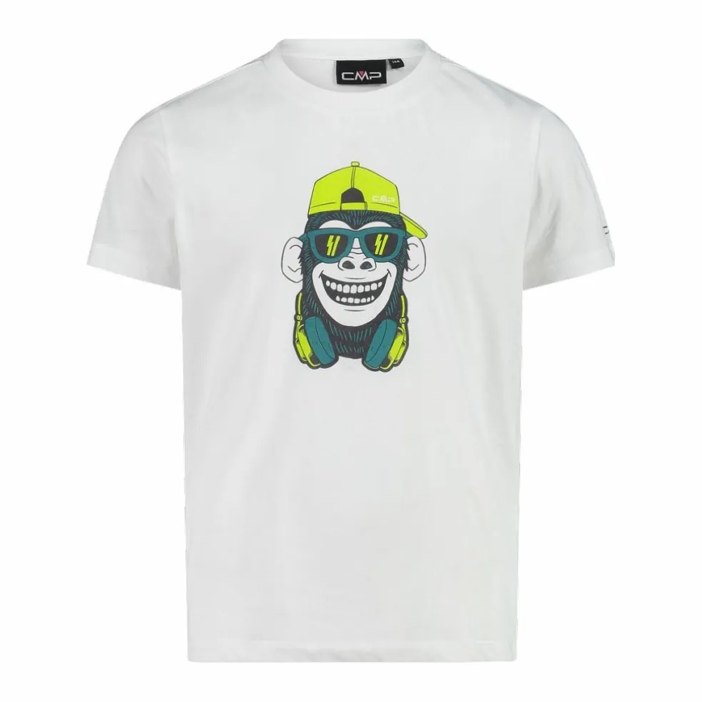 T-shirt da bambino in cotone biologico