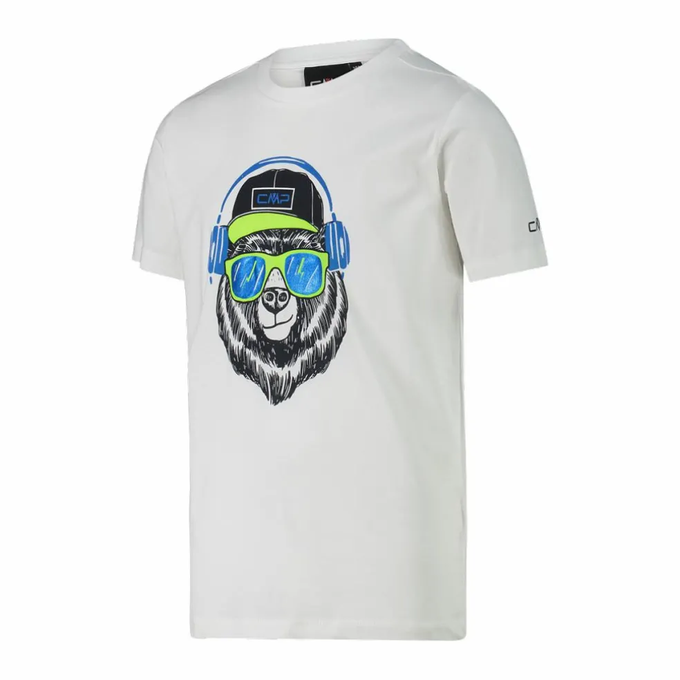 T-shirt da bambino in cotone biologico