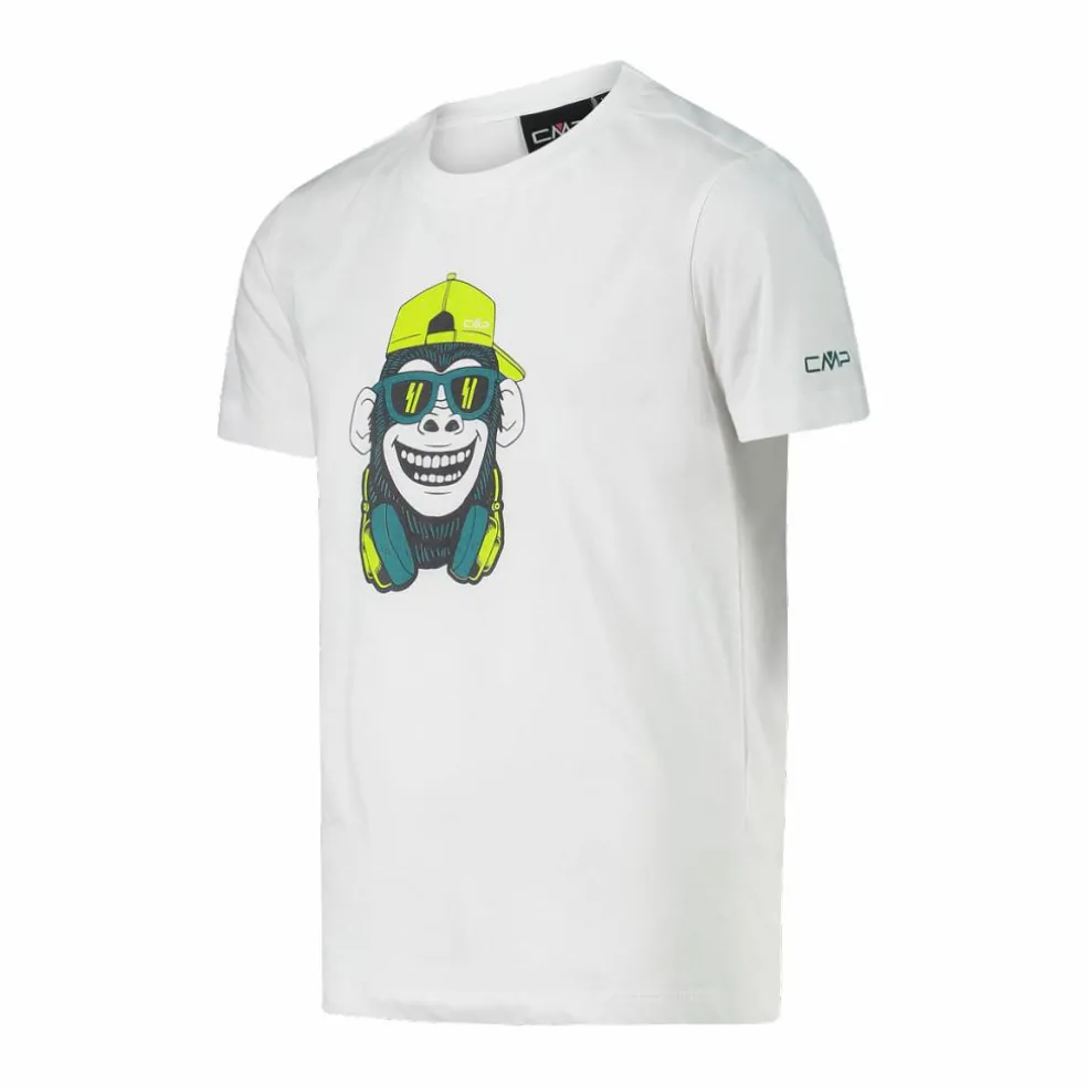 T-shirt da bambino in cotone biologico
