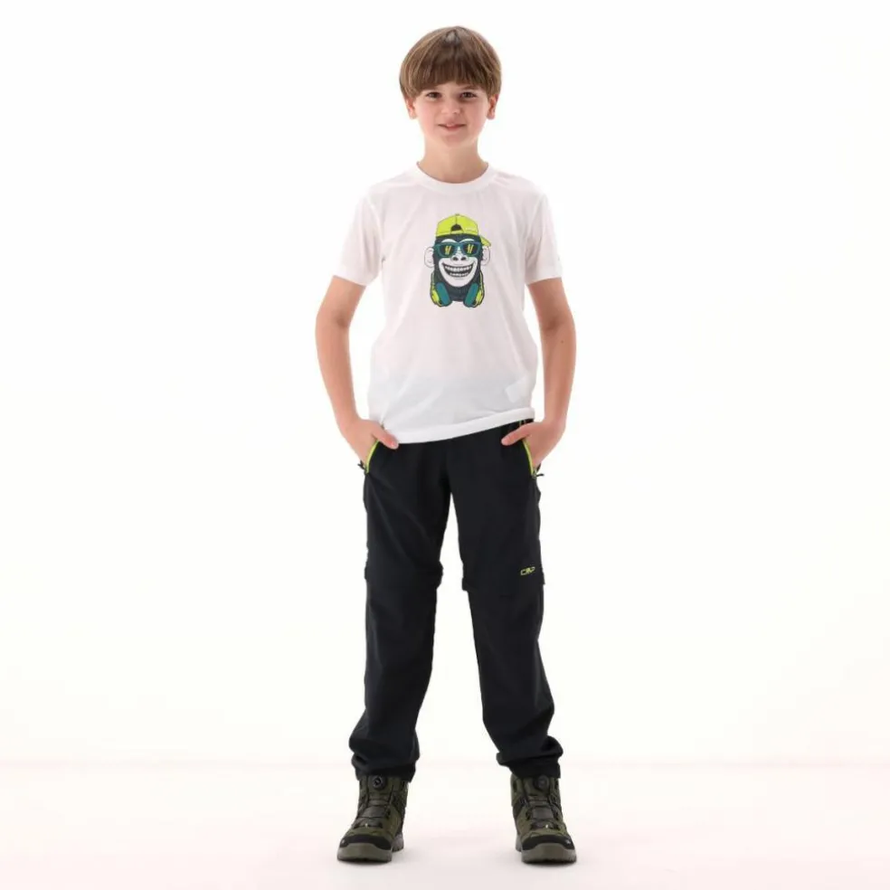 T-shirt da bambino in cotone biologico