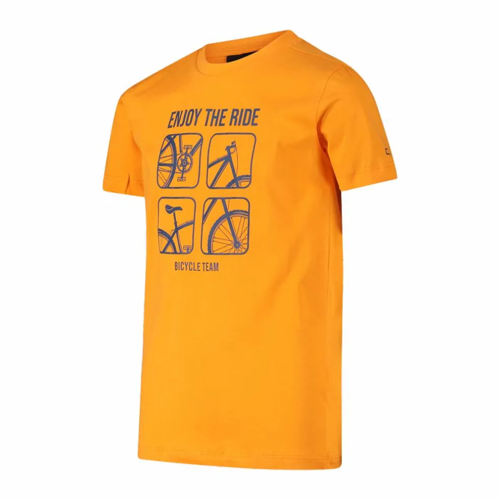 T-shirt da bambino in cotone biologico
