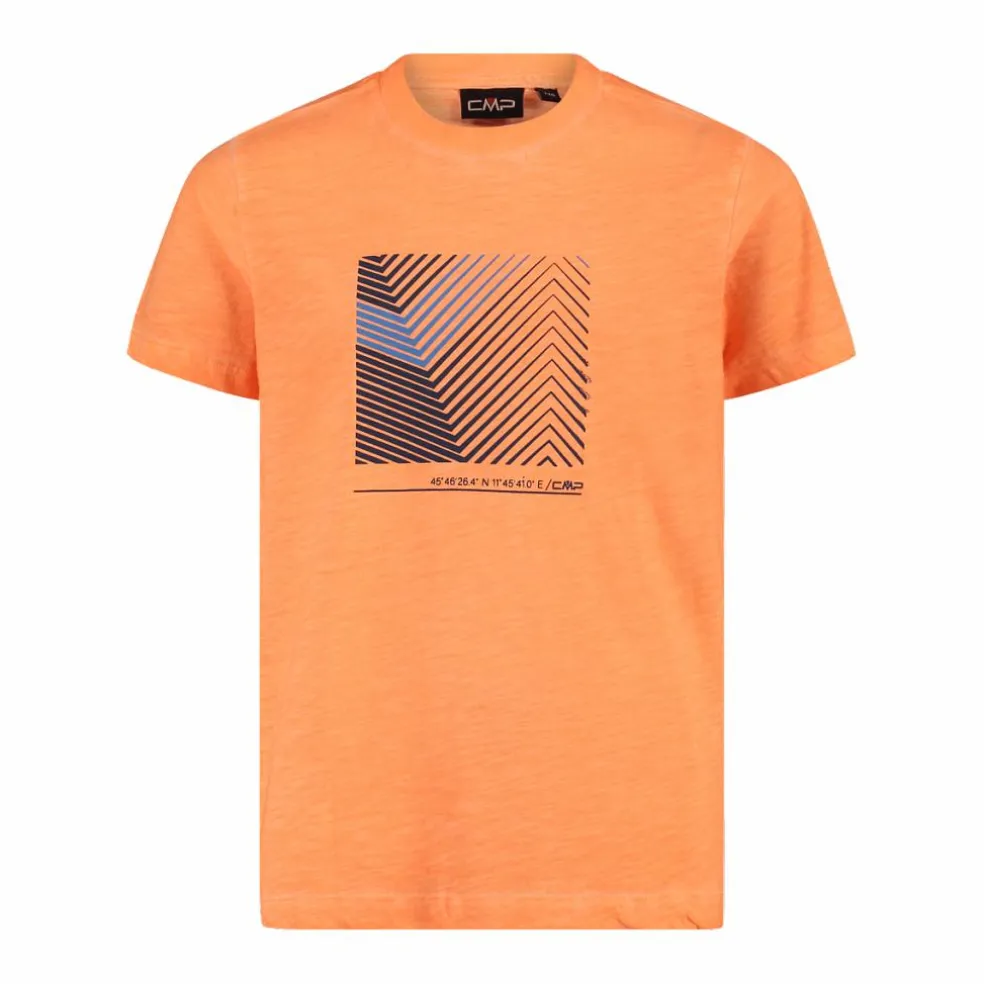 T-shirt da bambino slub jersey