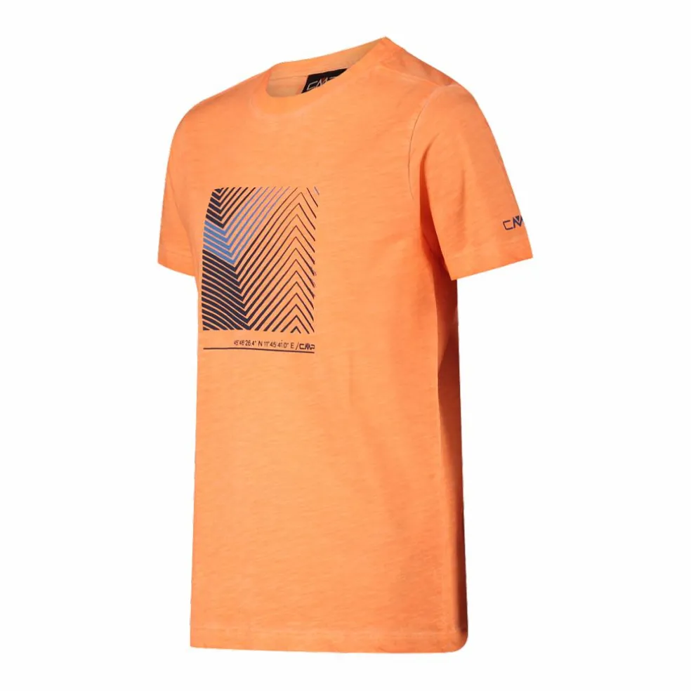 T-shirt da bambino slub jersey