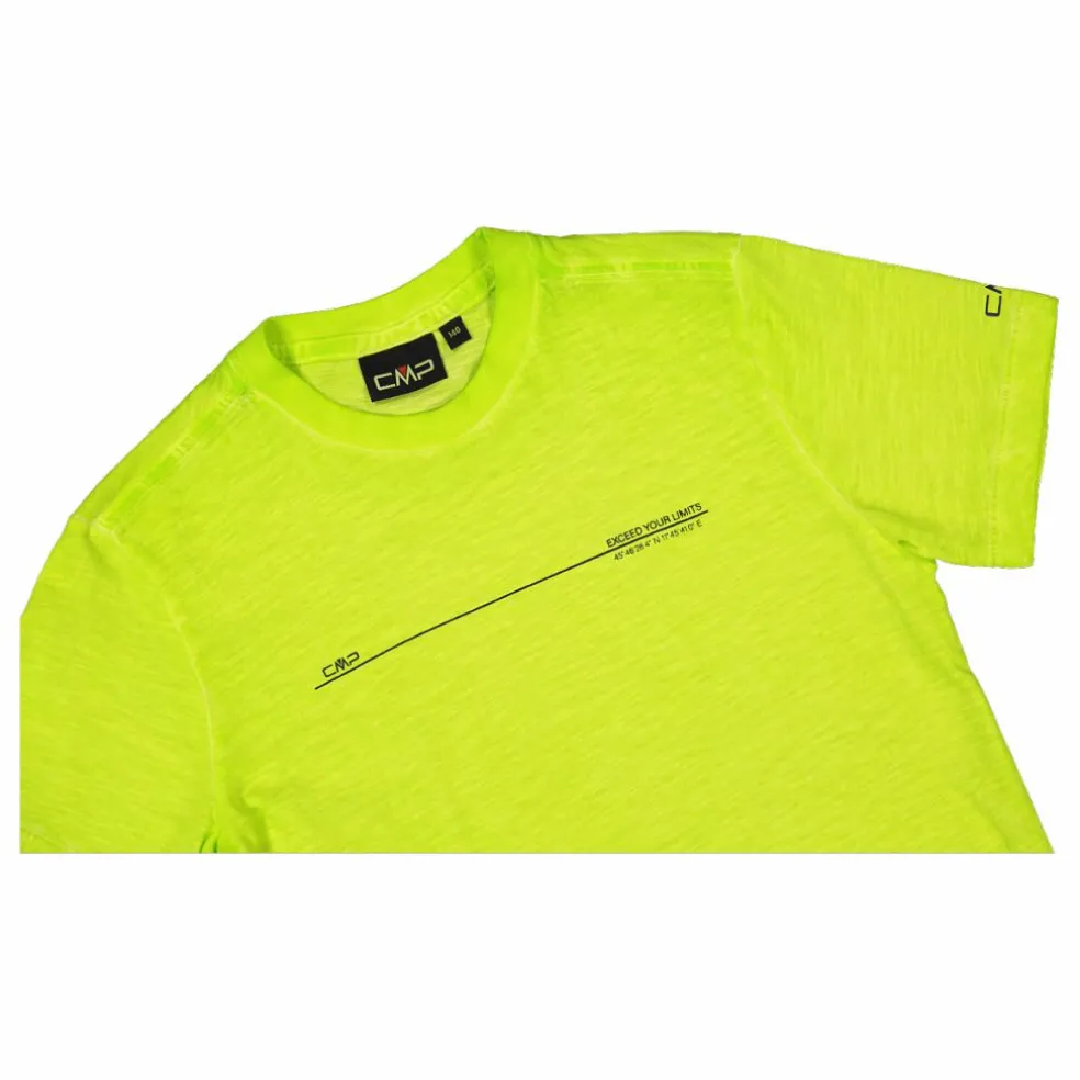 T-shirt da bambino slub jersey