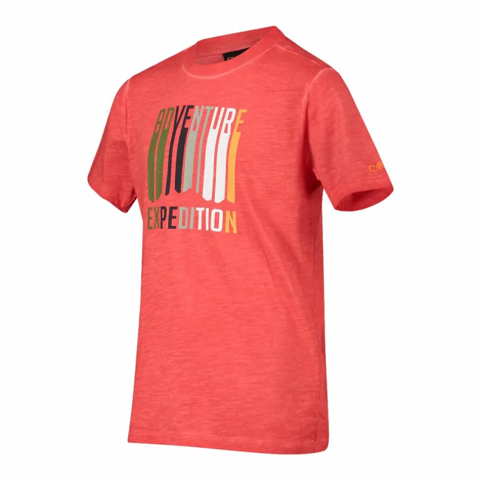 T-shirt da bambino slub jersey