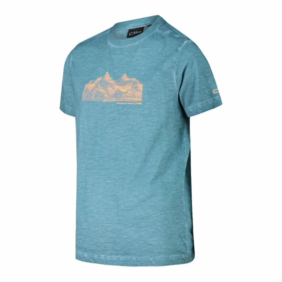T-shirt da bambino slub jersey