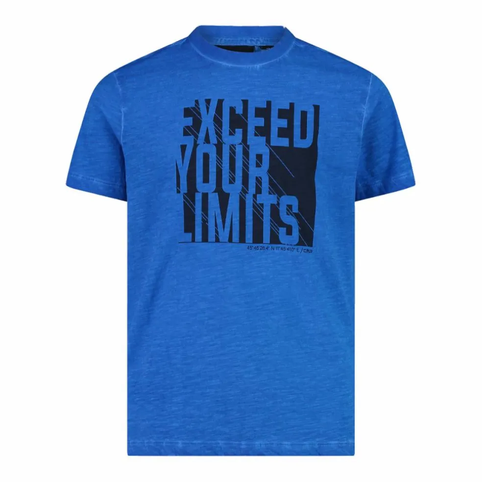 T-shirt da bambino slub jersey
