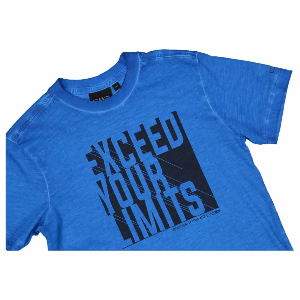 T-shirt da bambino slub jersey