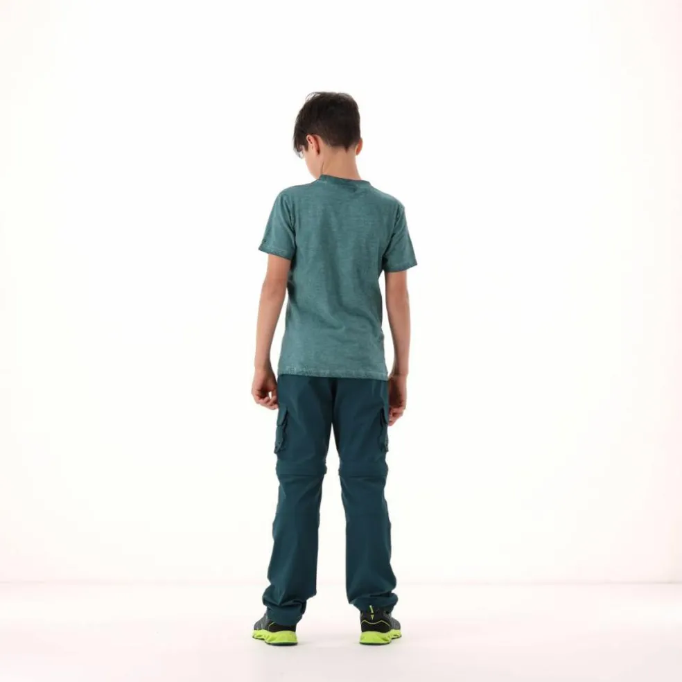 T-shirt da bambino slub jersey
