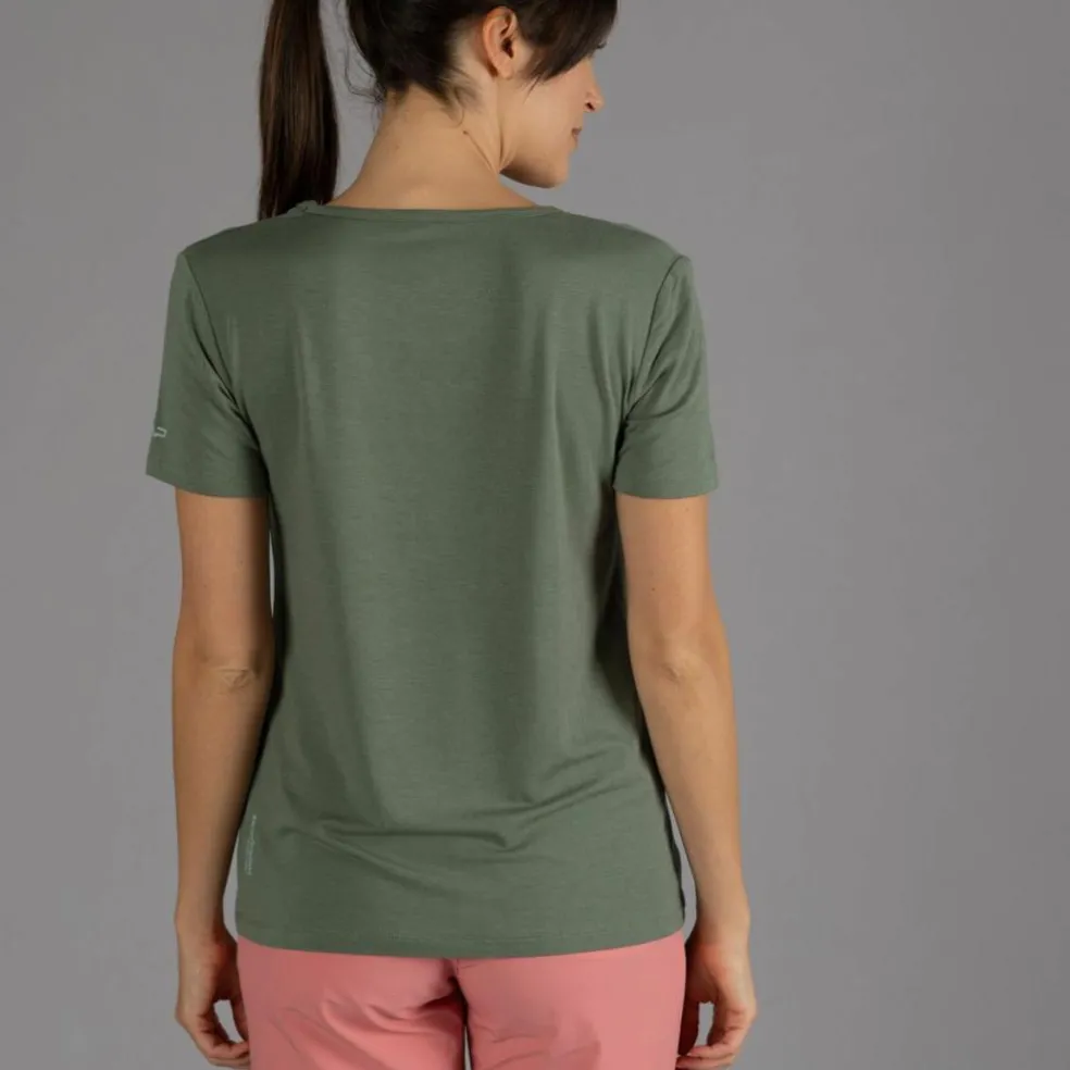 T-shirt da donna in Bamboo con stampa floreale