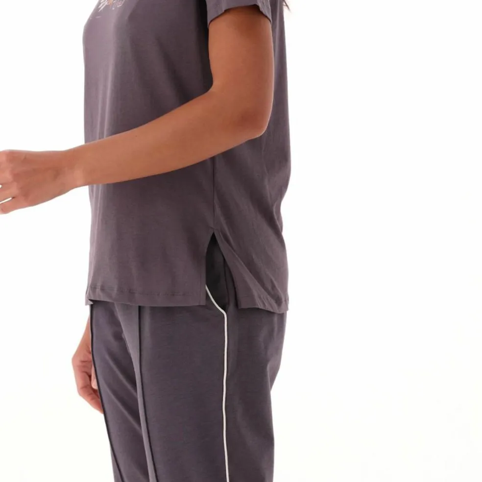 T-shirt da donna in cotone biologico