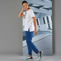 T-shirt da donna in cotone biologico