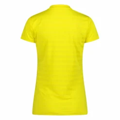T-shirt donna con inserti in mesh orizzontali