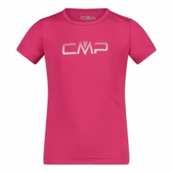 T-shirt girocollo con logo CMP da bambina