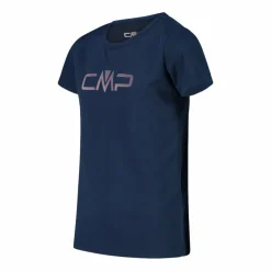 T-shirt girocollo con logo CMP da bambina