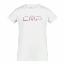 T-shirt girocollo con logo CMP da bambina