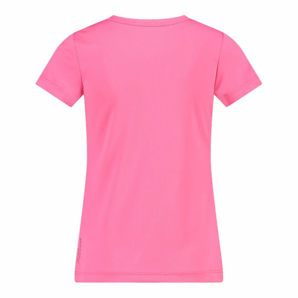 T-shirt girocollo con logo CMP da bambina