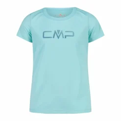 T-shirt girocollo con logo CMP da bambina