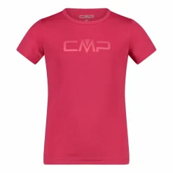 T-shirt girocollo con logo CMP da bambina
