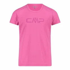 T-shirt girocollo con logo CMP da bambina