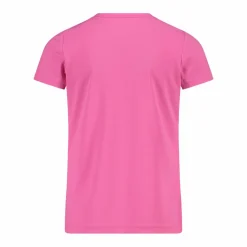 T-shirt girocollo con logo CMP da bambina