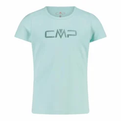 T-shirt girocollo con logo CMP da bambina