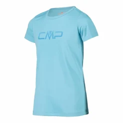 T-shirt girocollo con logo CMP da bambina