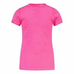 T-shirt in cotone slub jersey da bambina