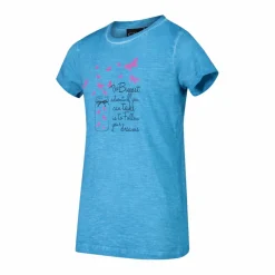 T-shirt in cotone slub jersey da bambina